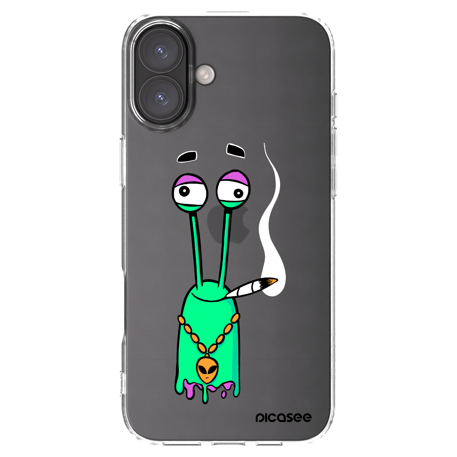 Picasee silikonový průhledný obal pro Apple iPhone 16 Plus - Earth - Sám doma