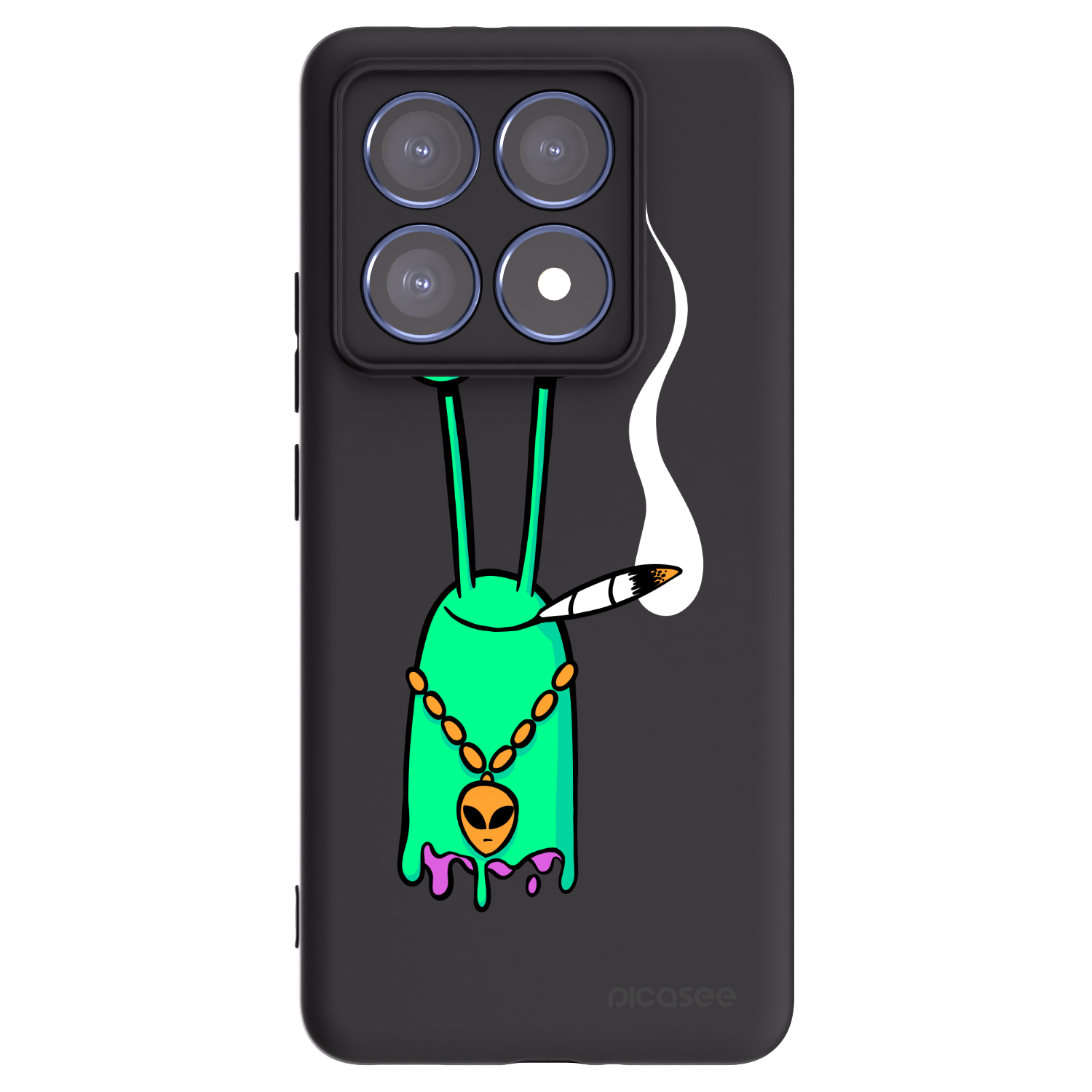Picasee silikonový černý obal pro Xiaomi 14T Pro - Earth - Sám doma