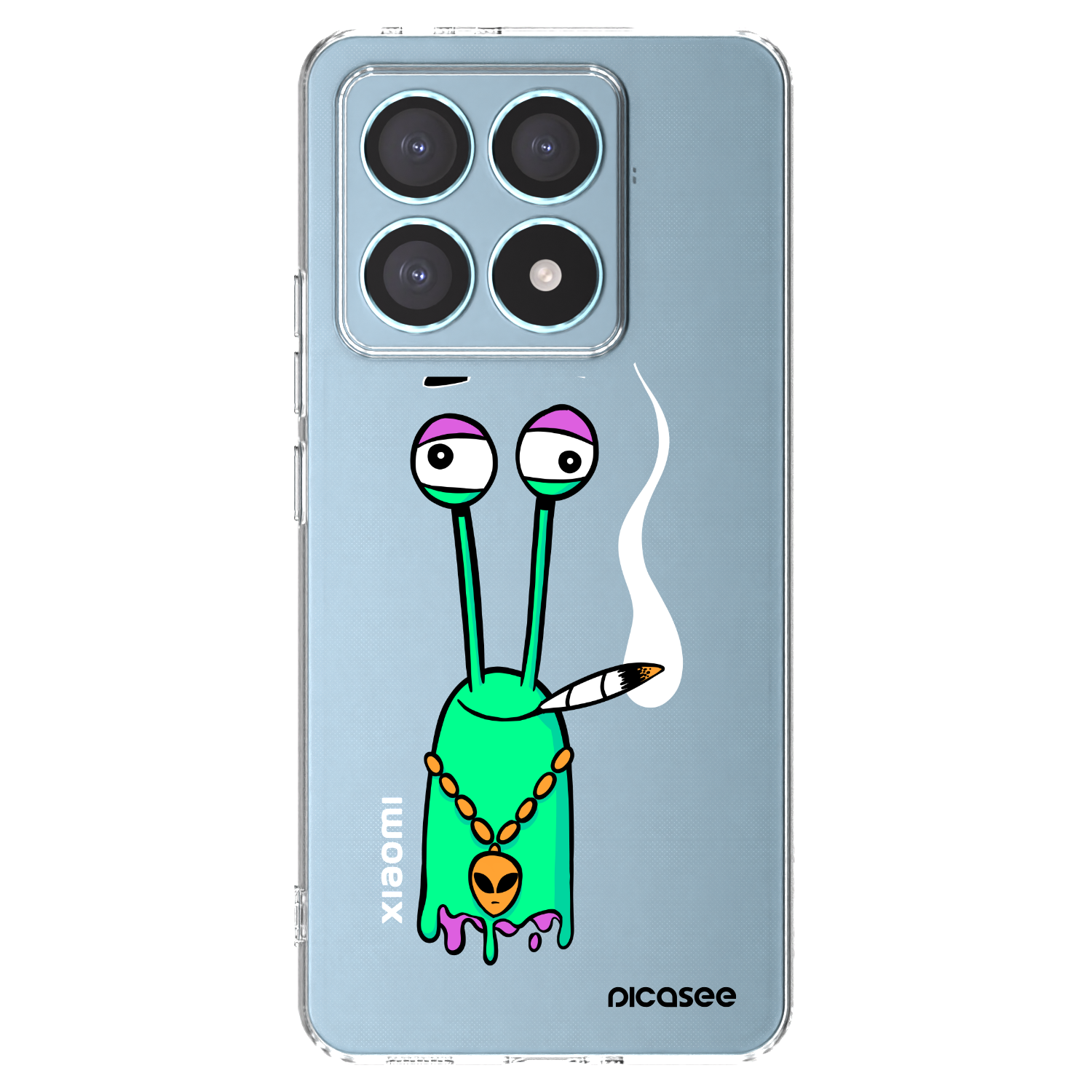 Picasee silikonový průhledný obal pro Xiaomi 14T Pro - Earth - Sám doma