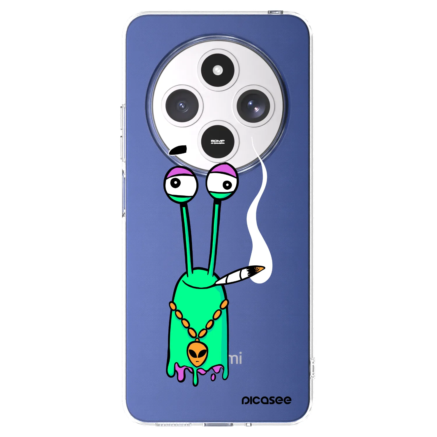 Picasee silikonový průhledný obal pro Xiaomi Redmi 14C - Earth - Sám doma