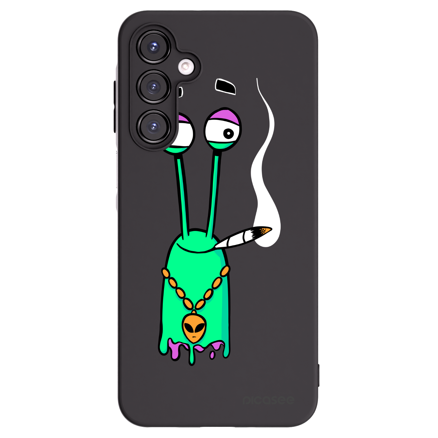 Picasee silikonový černý obal pro Samsung Galaxy A16 5G - Earth - Sám doma