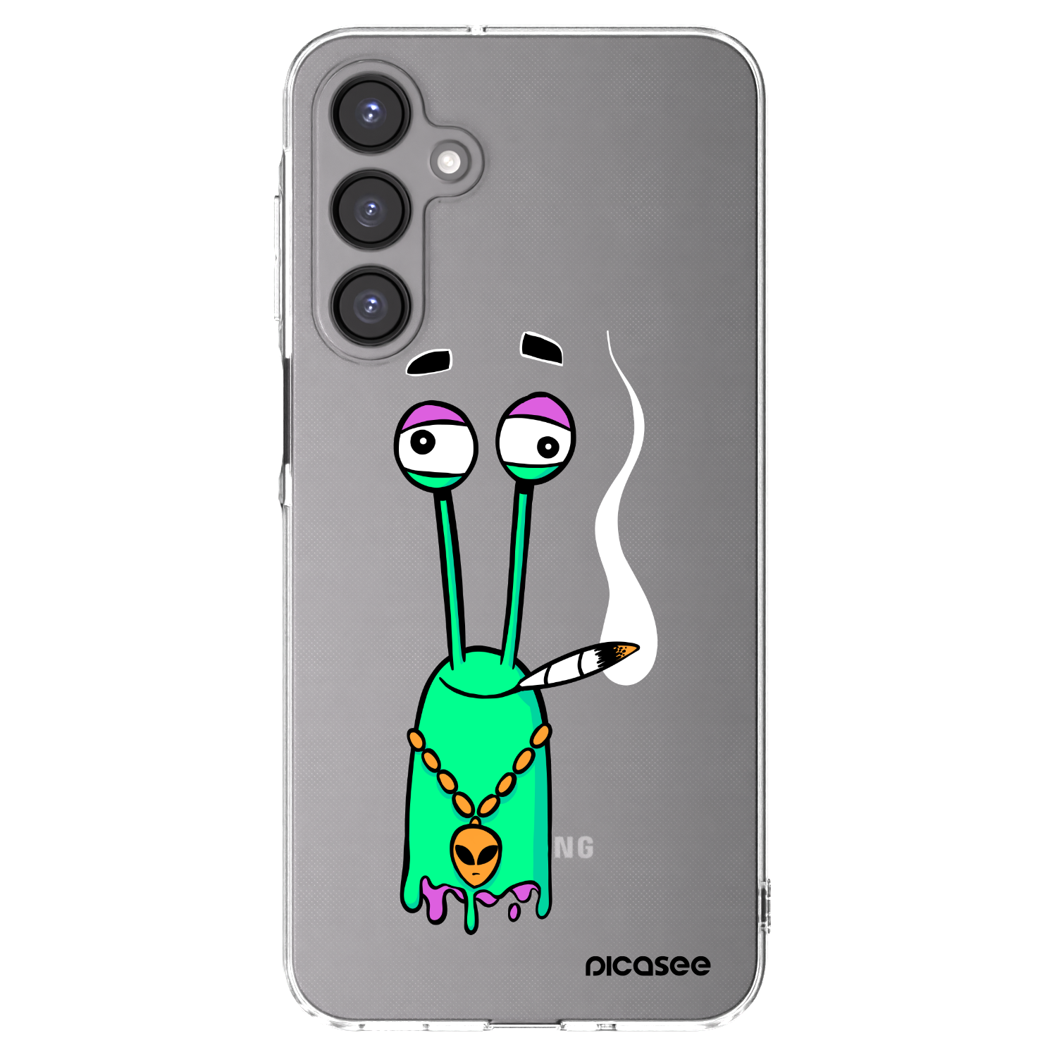 Picasee silikonový průhledný obal pro Samsung Galaxy A16 5G - Earth - Sám doma