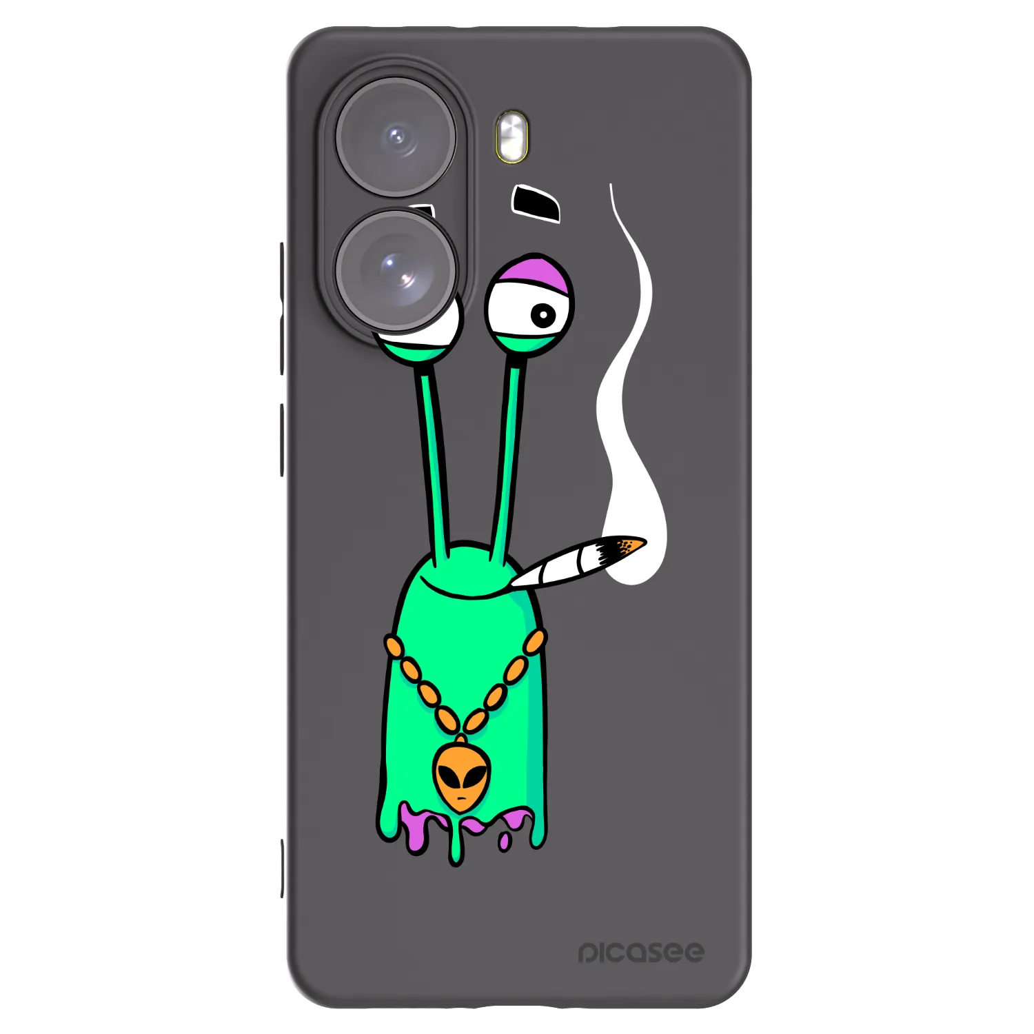 Picasee silikonový černý obal pro Xiaomi Poco X7 - Earth - Sám doma