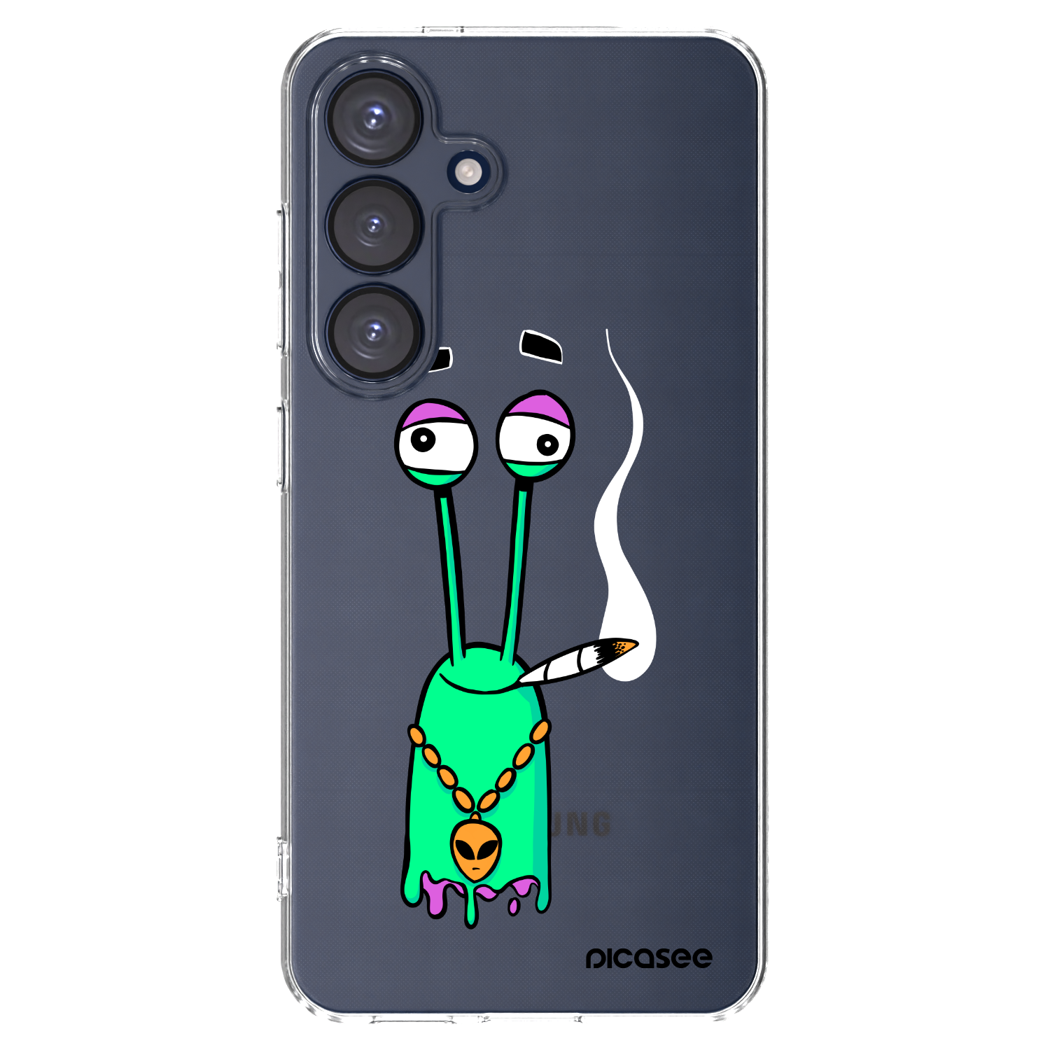 Picasee silikonový průhledný obal pro Samsung Galaxy S25 5G - Earth - Sám doma