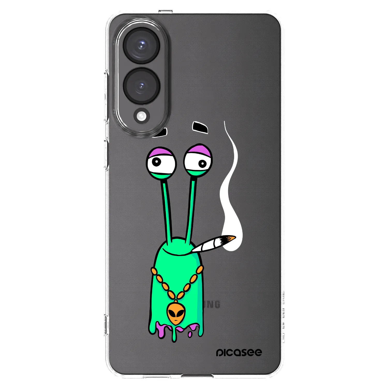 Picasee silikonový průhledný obal pro Samsung Galaxy S25 Edge 5G - Earth - Sám doma