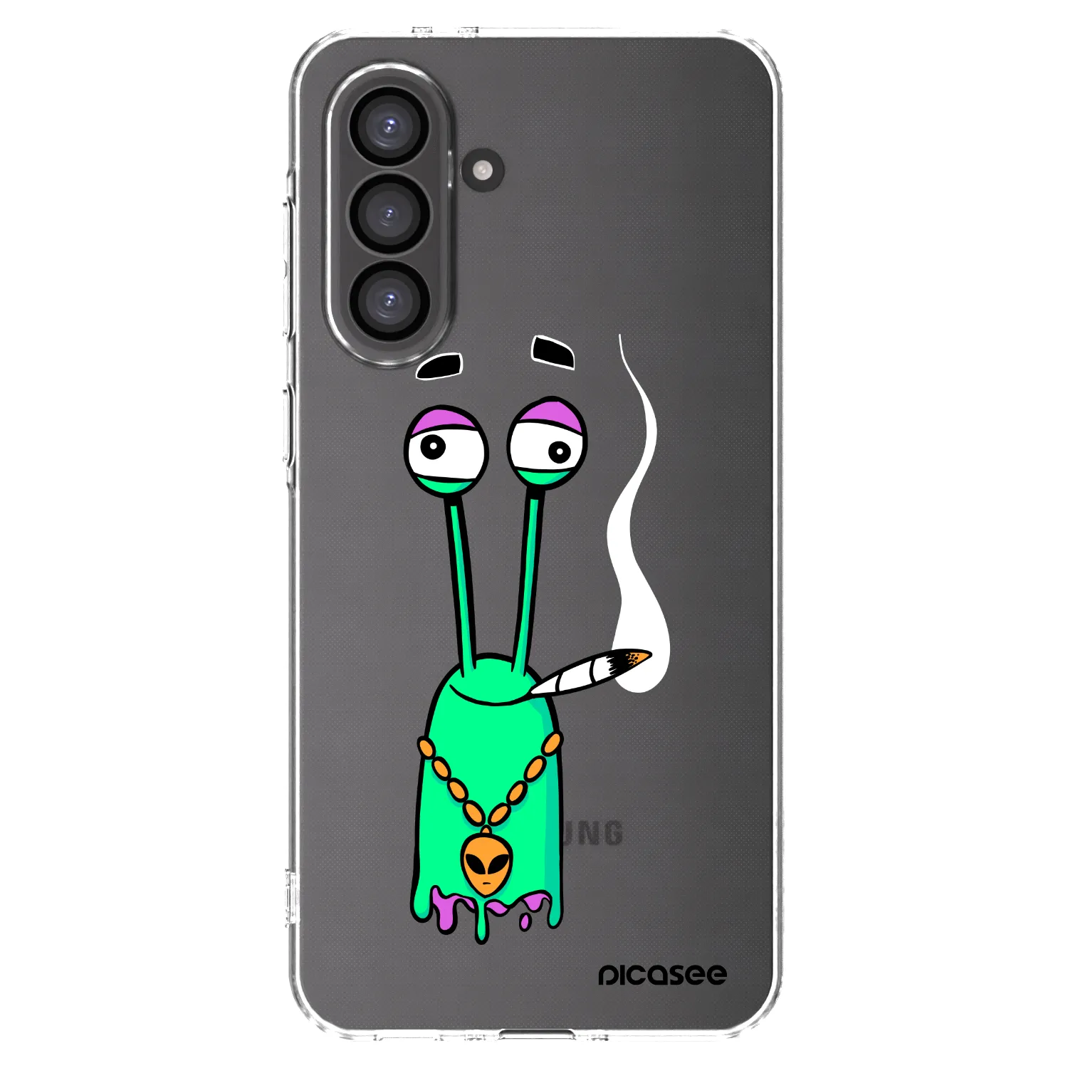 Picasee silikonový průhledný obal pro Samsung Galaxy A56 5G A566B - Earth - Sám doma