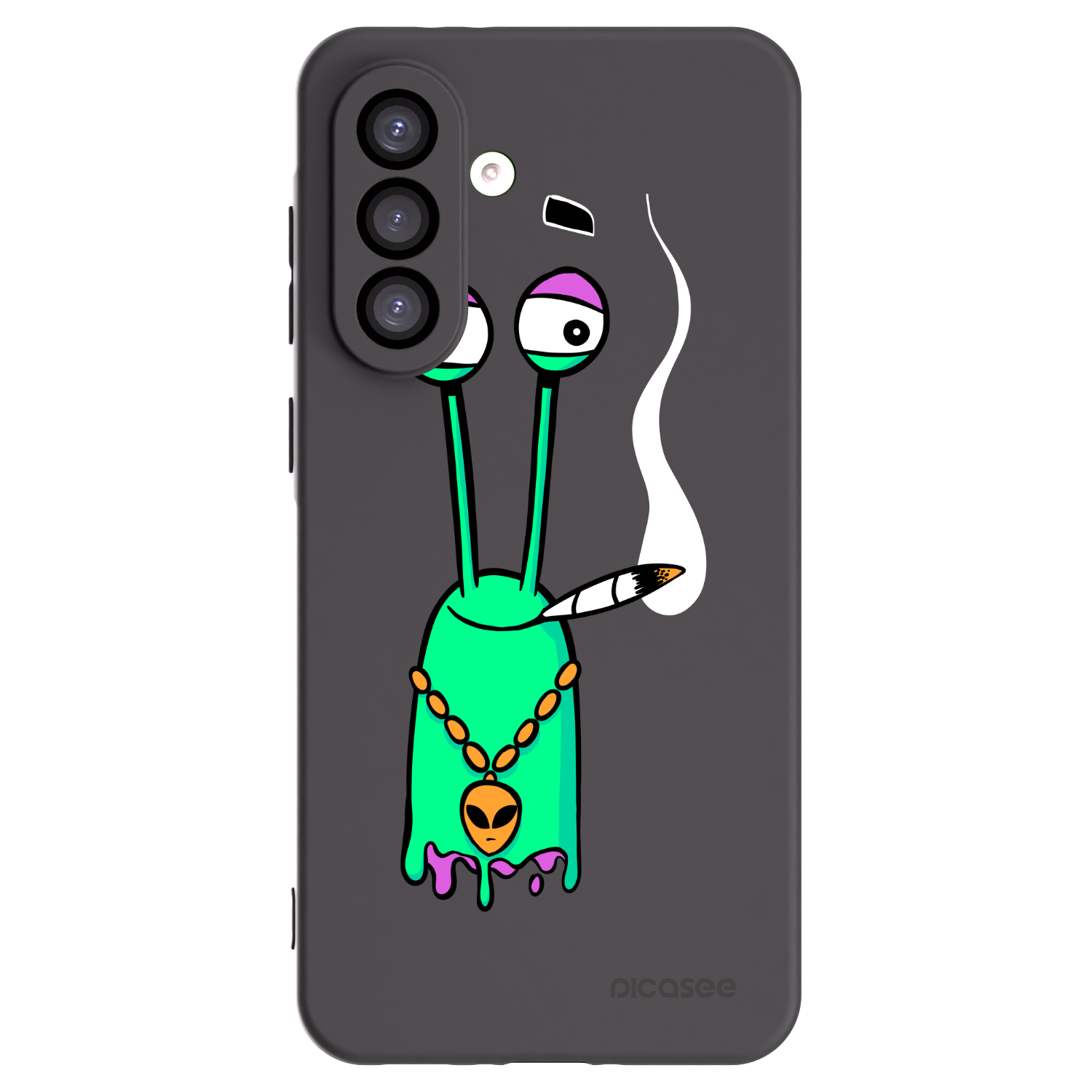 Picasee silikonový černý obal pro Samsung Galaxy A26 5G A266B - Earth - Sám doma