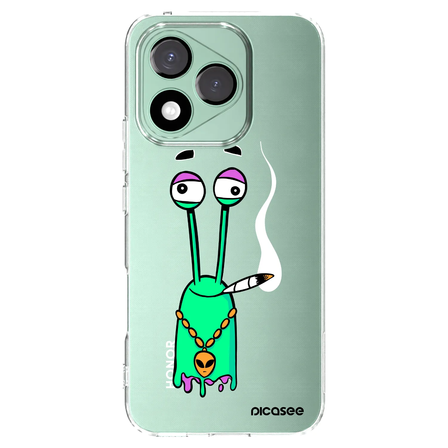 Picasee silikonový průhledný obal pro Honor 400 Lite 5G - Earth - Sám doma