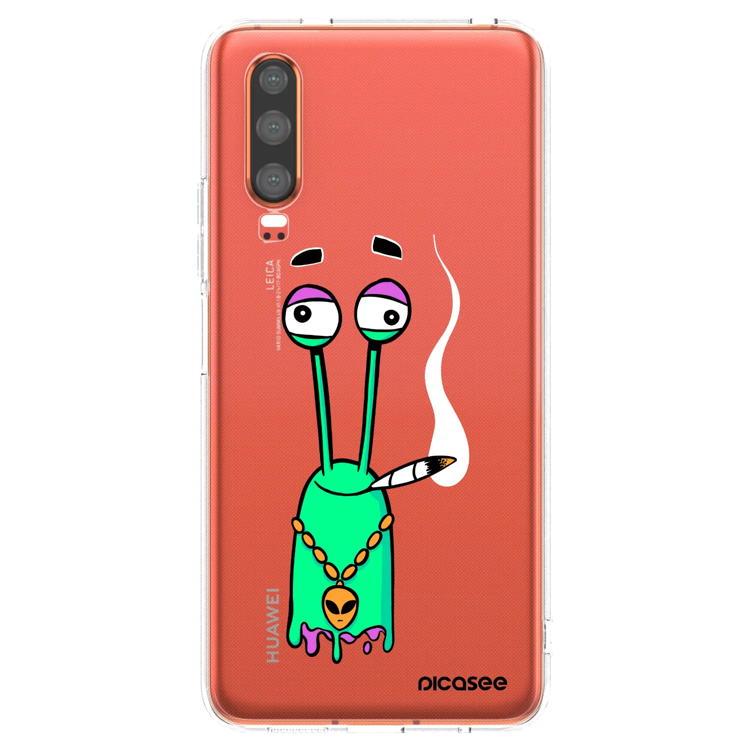 Picasee silikonový průhledný obal pro Huawei P30 - Earth - Sám doma