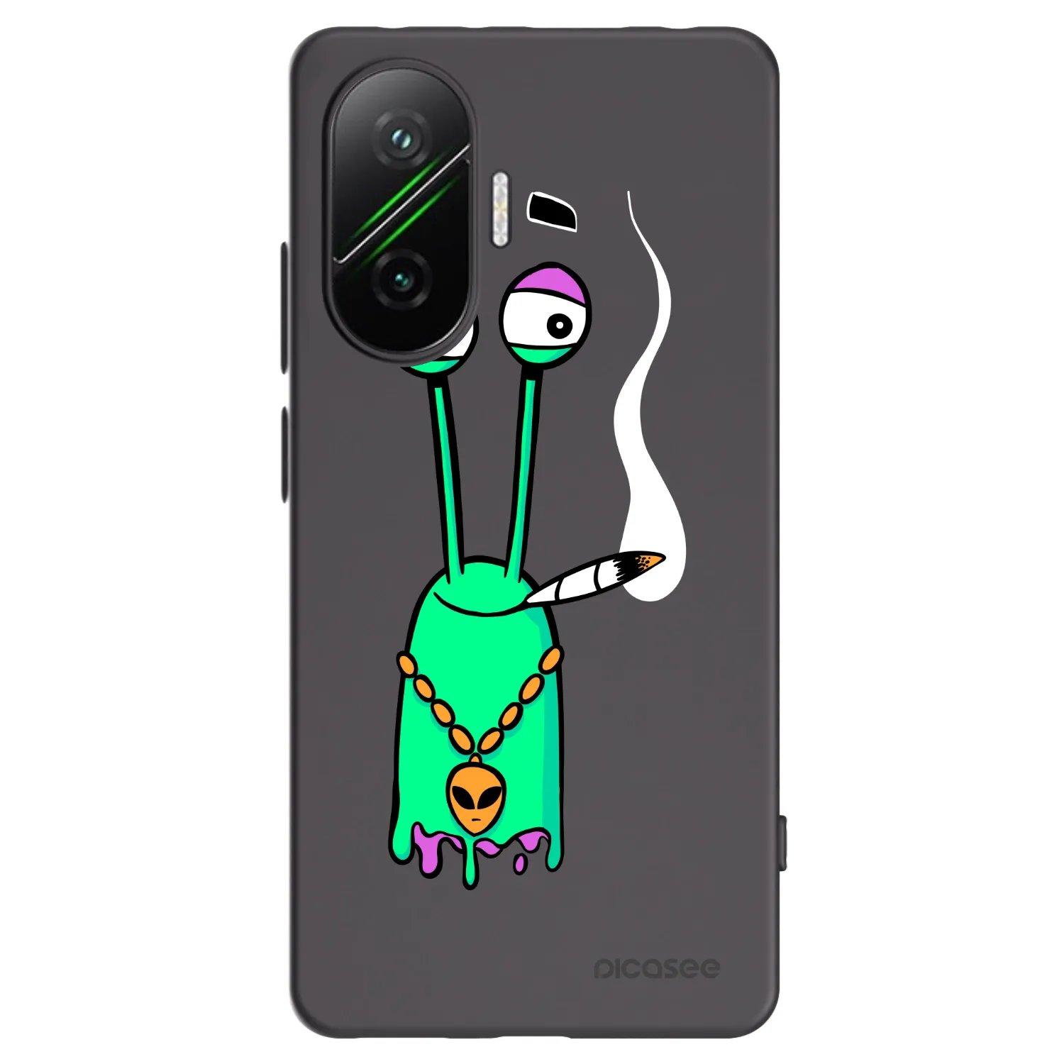 Picasee silikonový černý obal pro Xiaomi Poco F7 Pro 5G - Earth - Sám doma