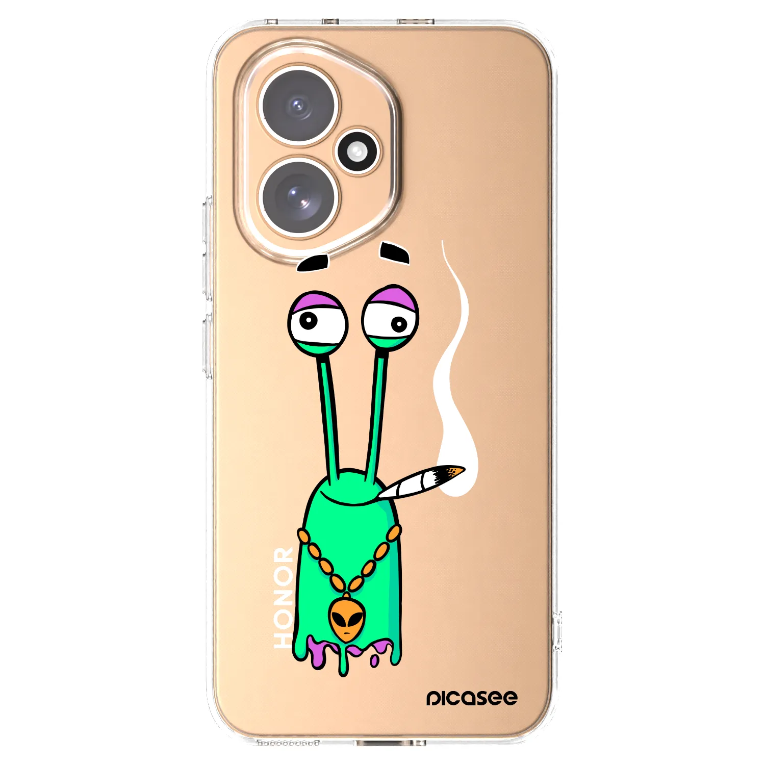 Picasee silikonový průhledný obal pro Honor 400 5G - Earth - Sám doma