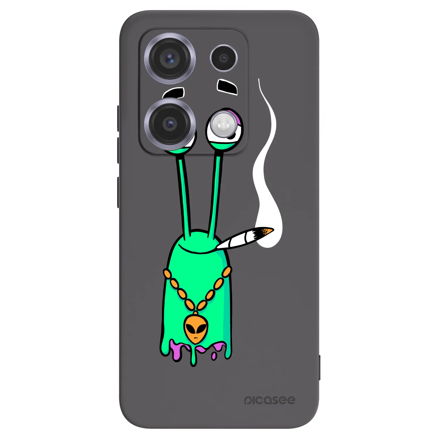 Picasee silikonový černý obal pro Xiaomi Redmi Note 14S - Earth - Sám doma