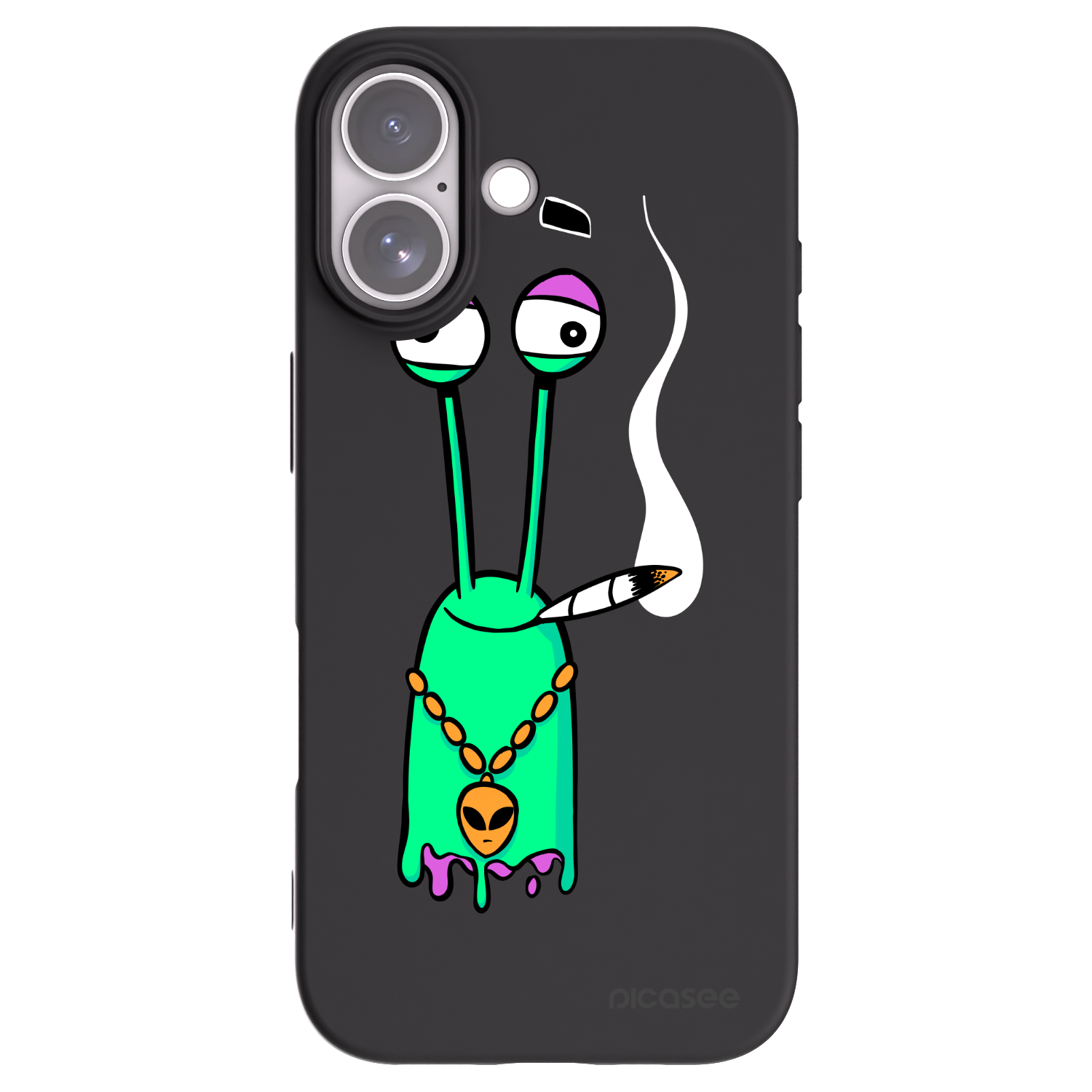 Picasee silikonový černý obal pro Apple iPhone 17 - Earth - Sám doma