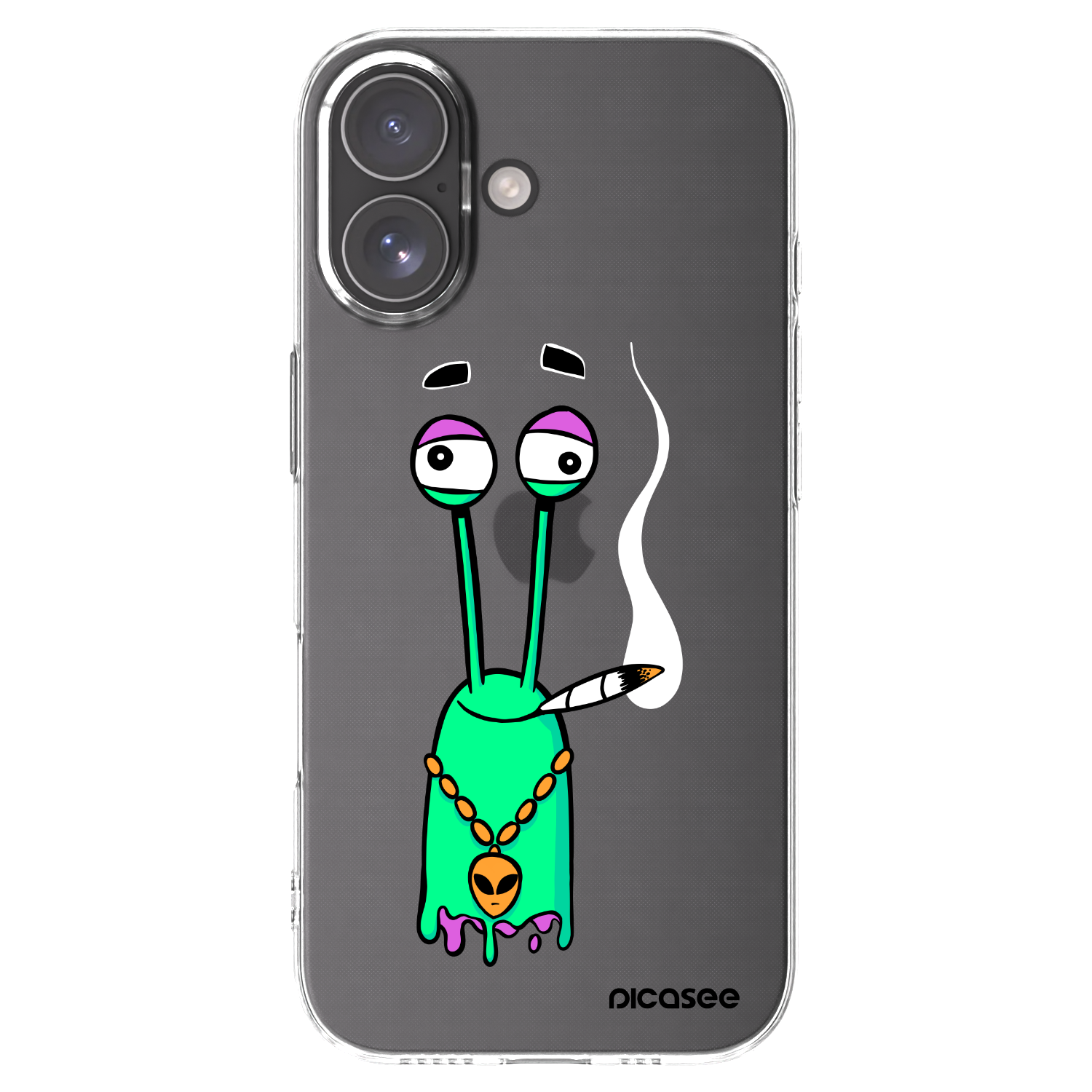 Picasee silikonový průhledný obal pro Apple iPhone 17 - Earth - Sám doma