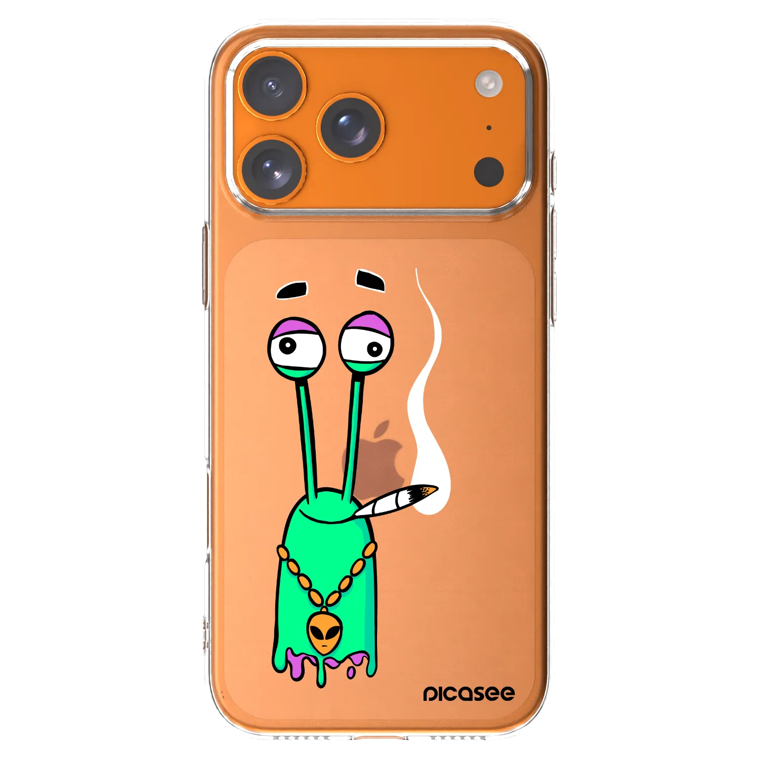 Picasee silikonový průhledný obal pro Apple iPhone 17 Pro Max - Earth - Sám doma