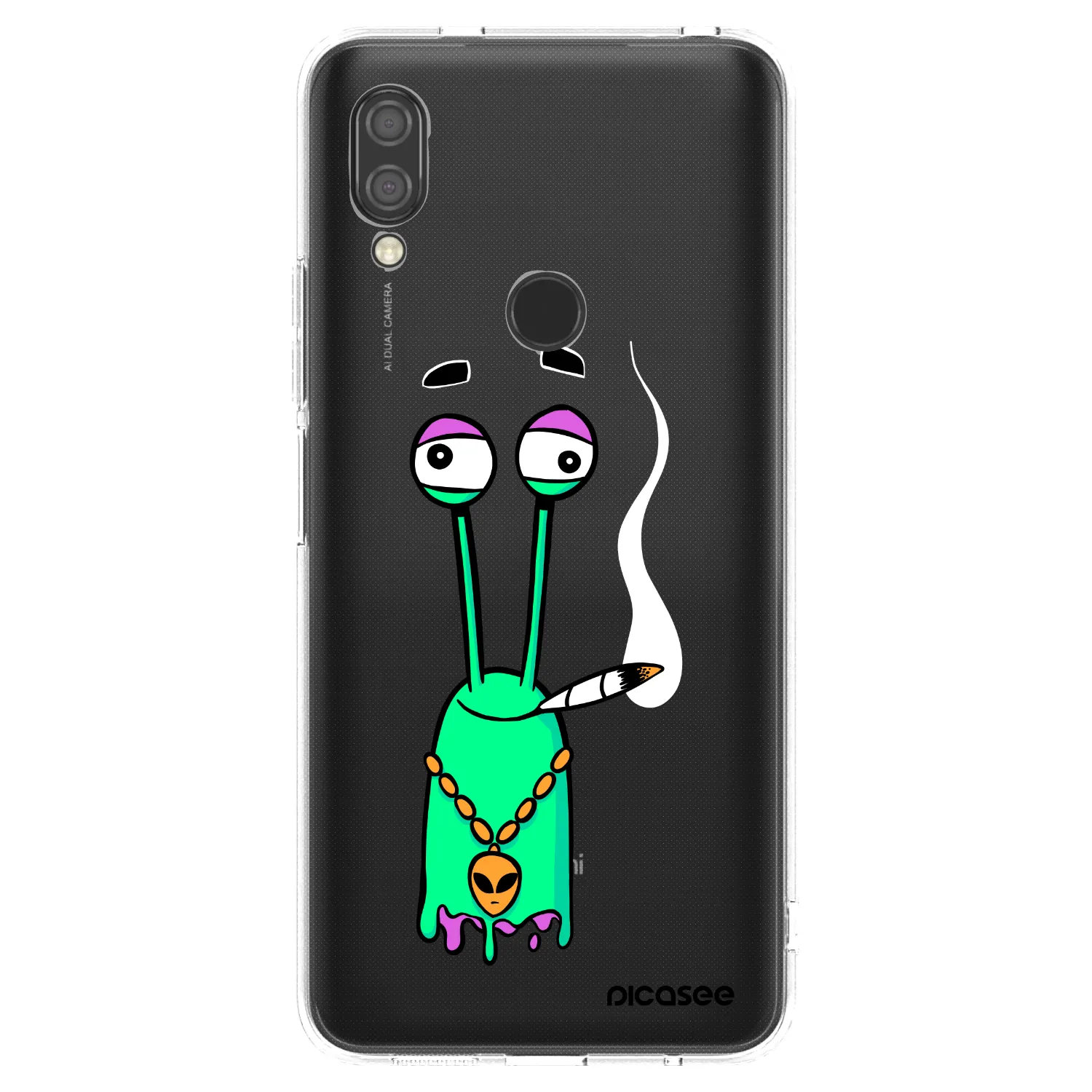 Picasee silikonový průhledný obal pro Xiaomi Redmi 7 - Earth - Sám doma