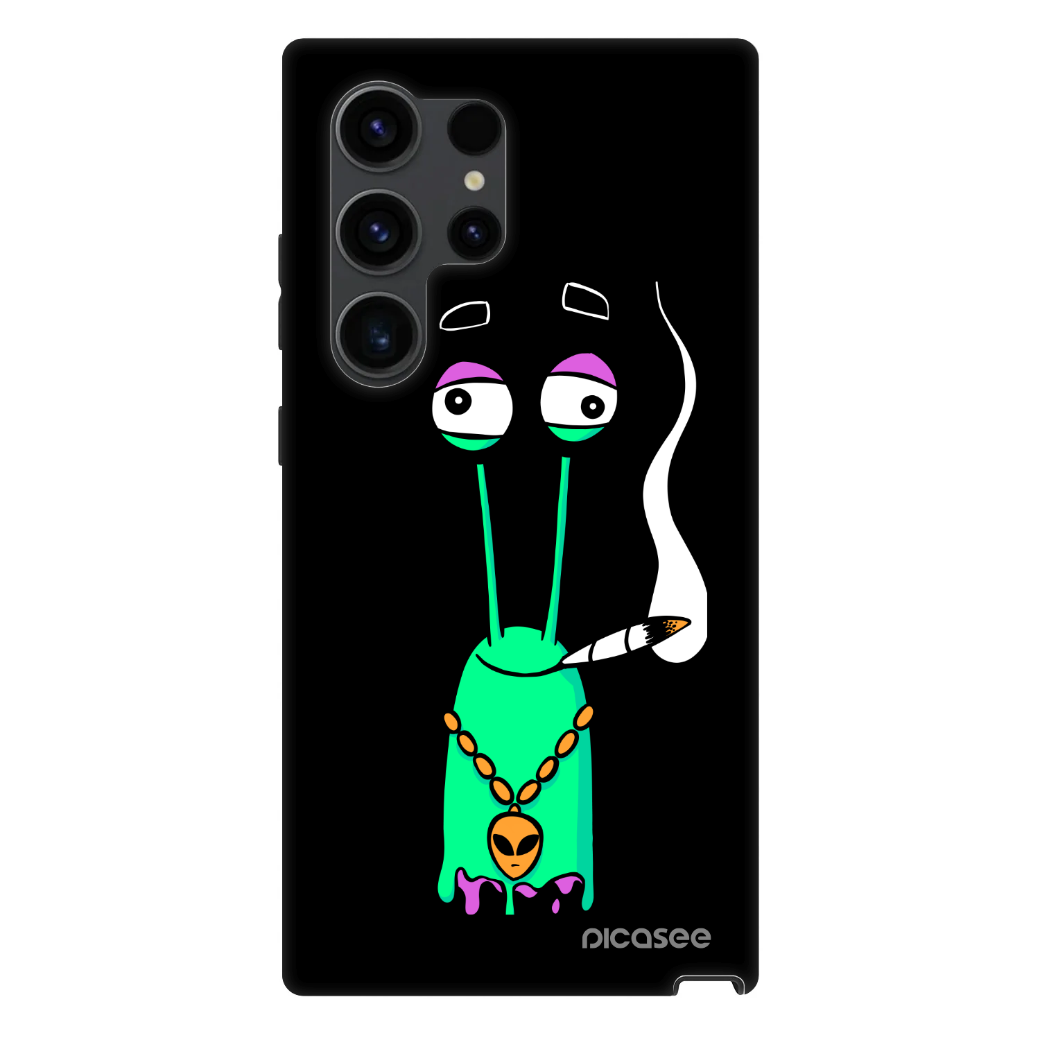 Picasee Fashion Case PowerShare pro Samsung Galaxy S24 Ultra S928B 5G - Earth - Sám doma