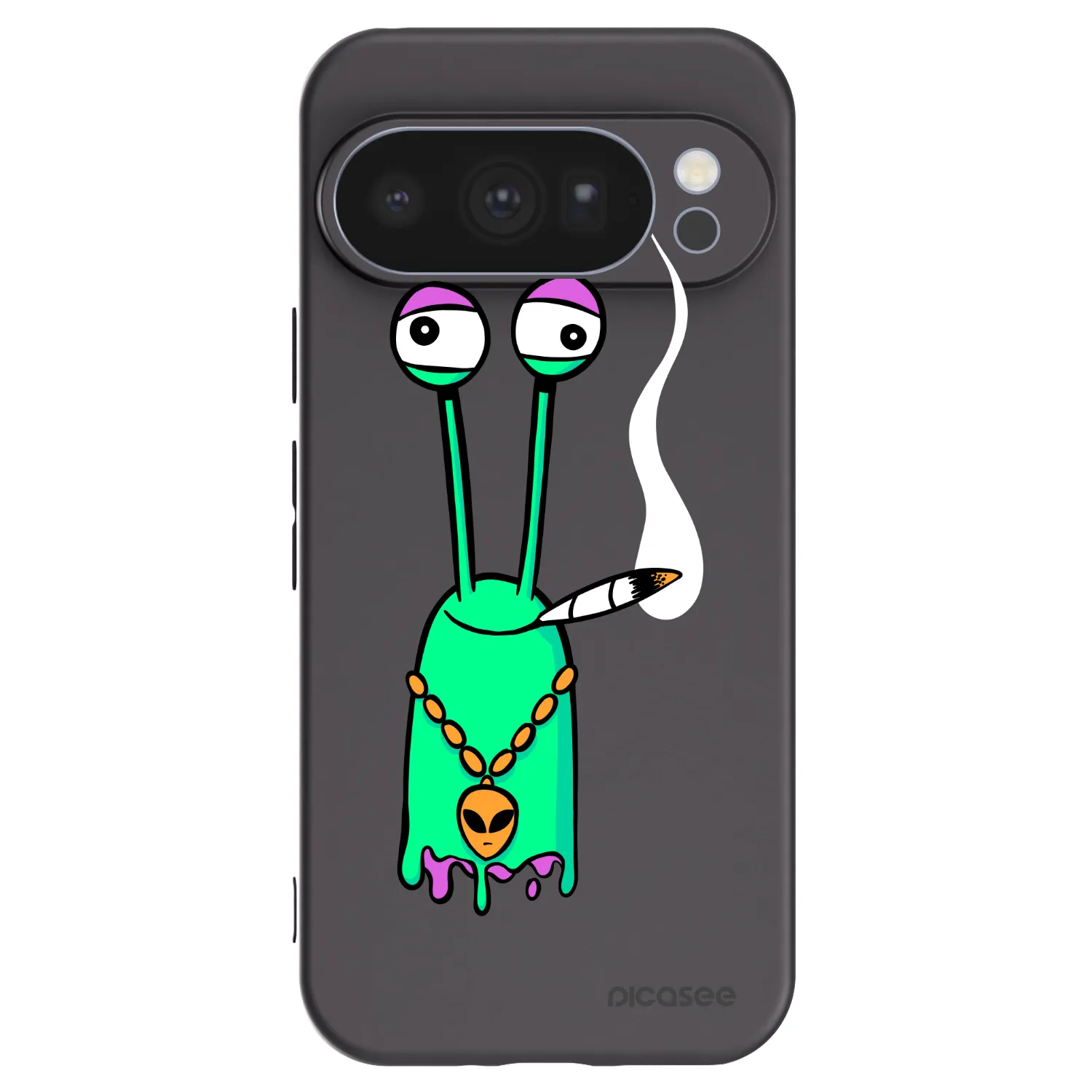 Picasee silikonový černý obal pro Google Pixel 10 Pro - Earth - Sám doma