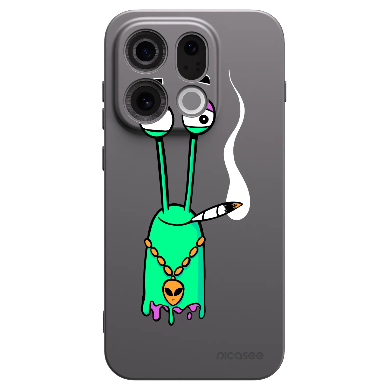 Picasee silikonový černý obal pro OPPO Find X9 - Earth - Sám doma