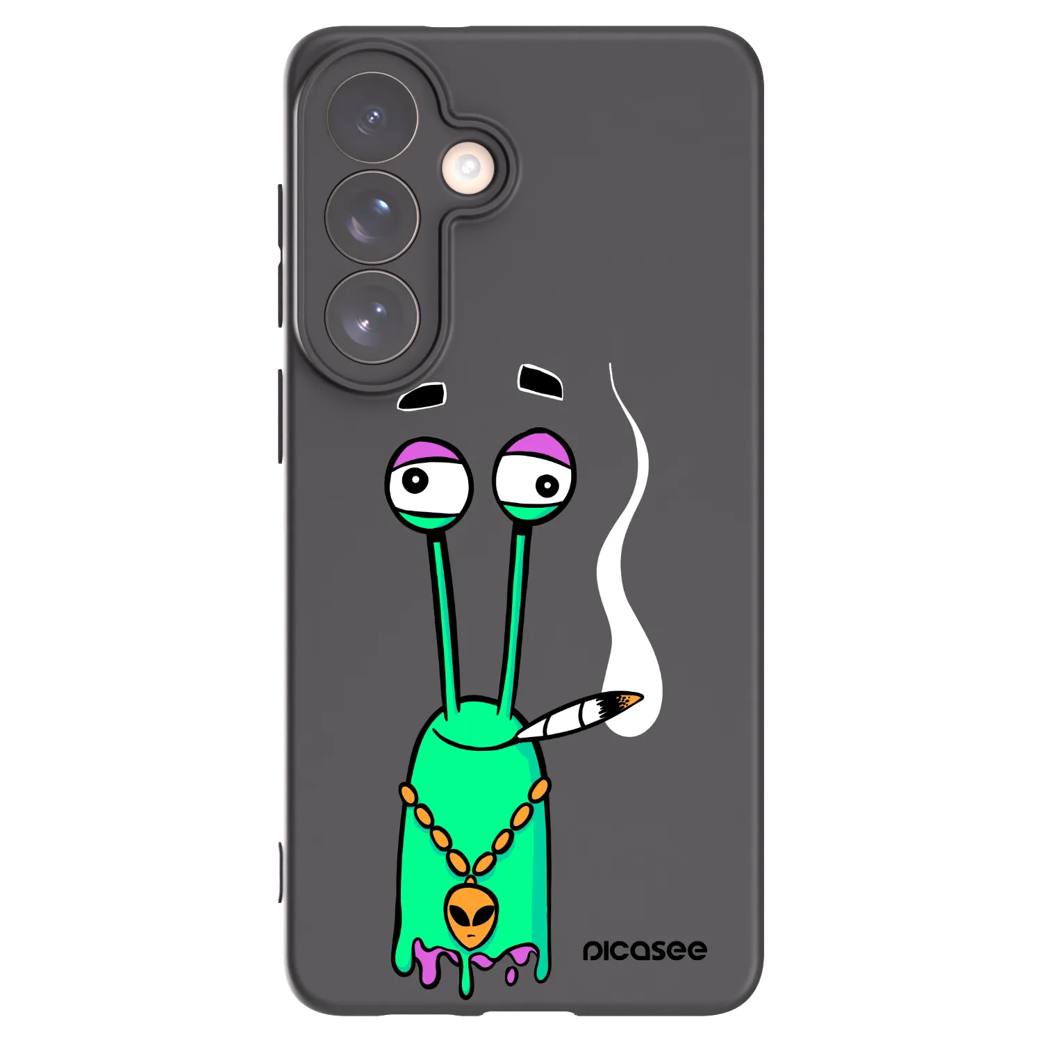 Picasee silikonový černý obal pro Samsung Galaxy S26+ - Earth - Sám doma