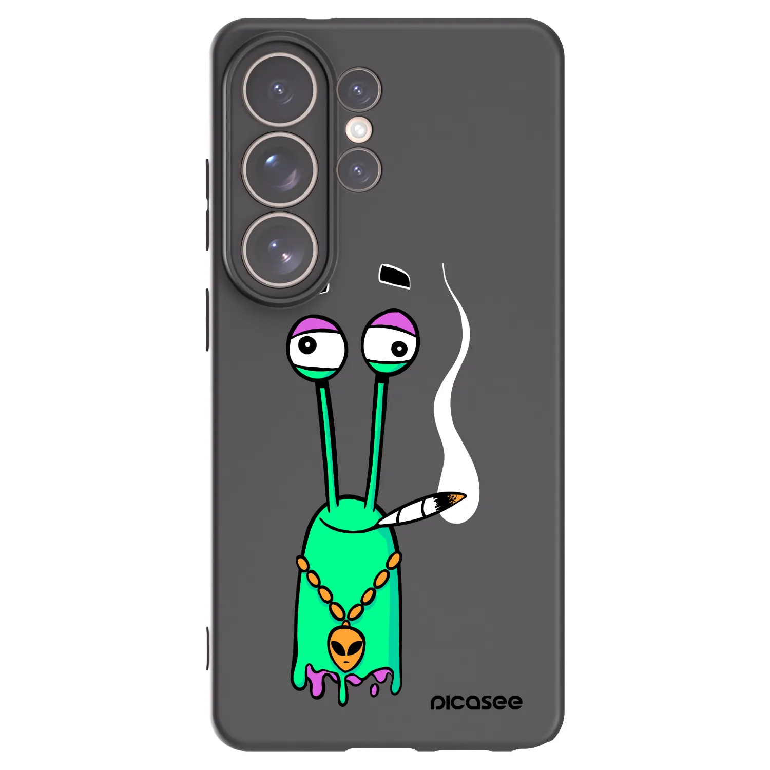 Picasee silikonový černý obal pro Samsung Galaxy S26 Ultra - Earth - Sám doma