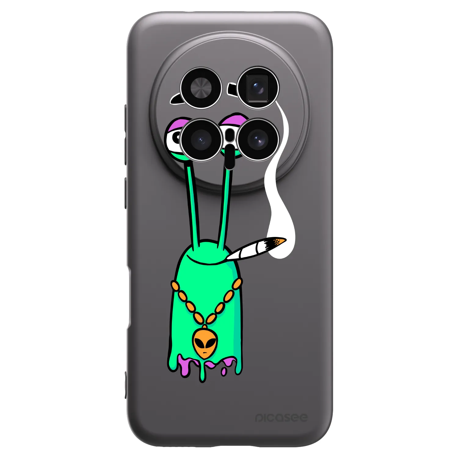 Picasee silikonový černý obal pro Honor Magic8 Pro 5G - Earth - Sám doma