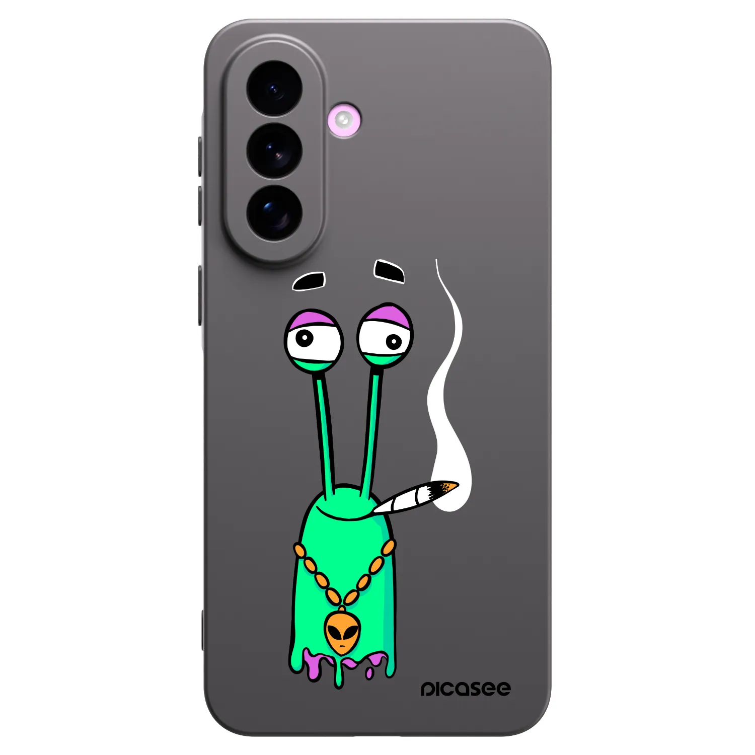 Picasee silikonový černý obal pro Samsung Galaxy A57 5G - Earth - Sám doma