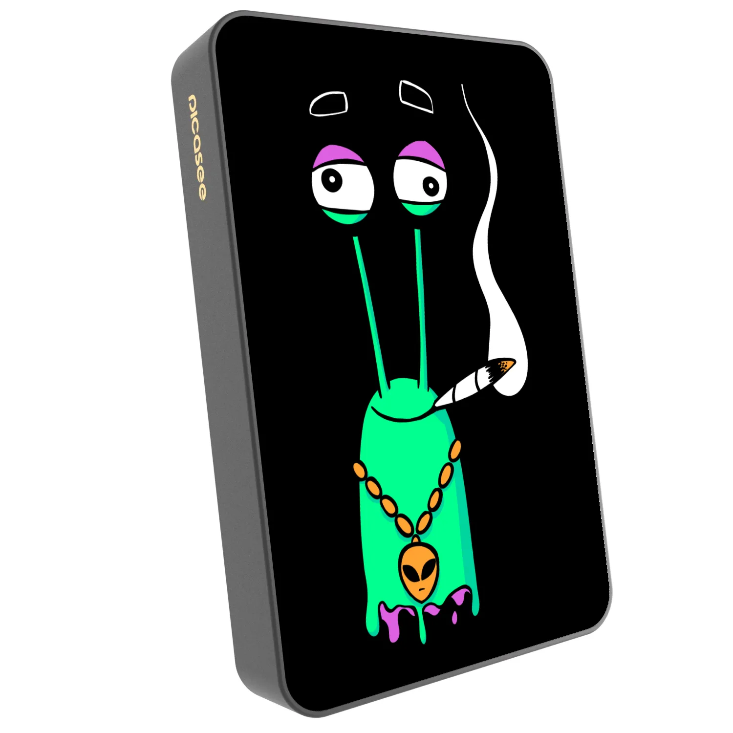Picasee Powerbanka s MagSafe 10 000 mAh Šedá - Earth - Sám doma