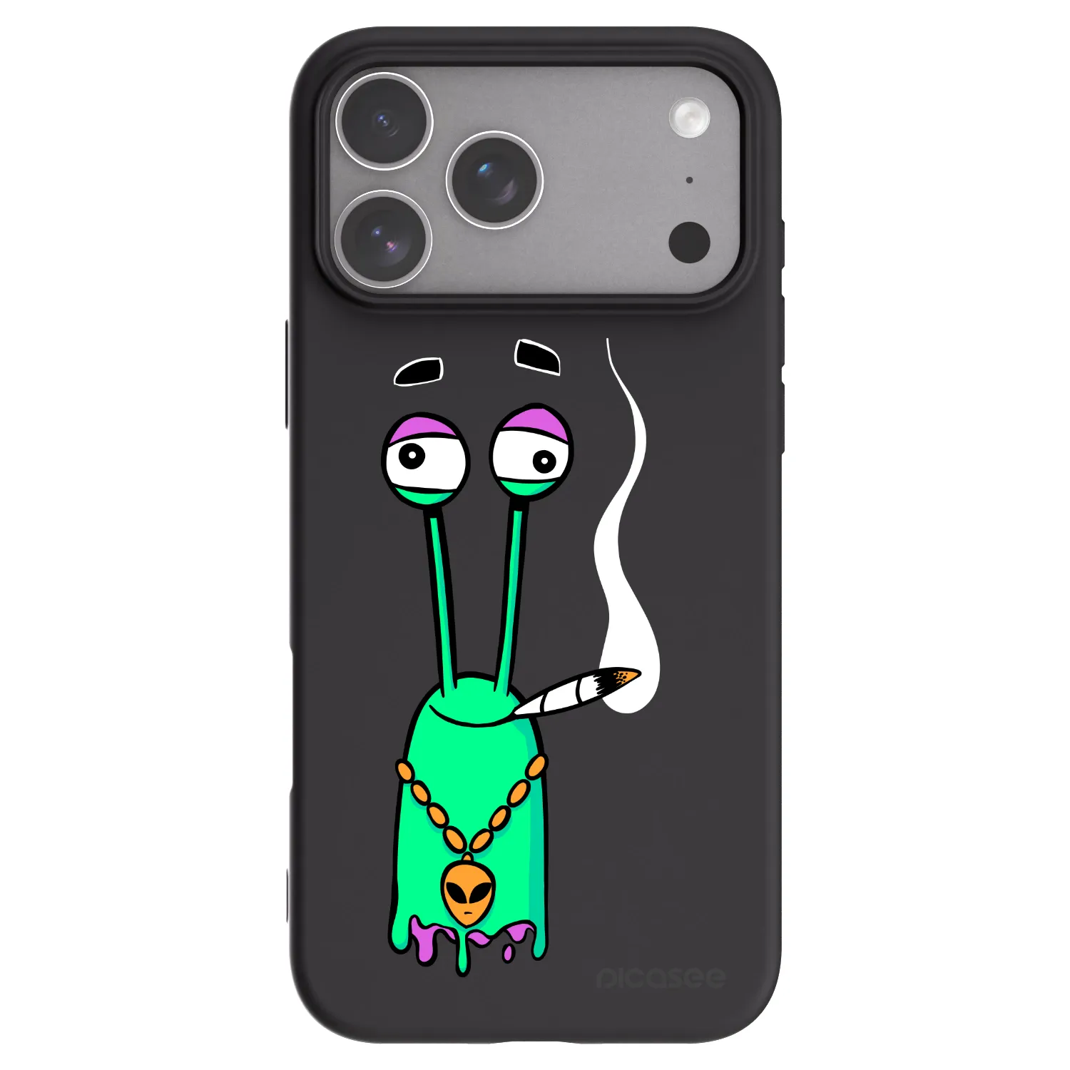 Picasee silikonový černý obal pro Apple iPhone 18 Pro Max - Earth - Sám doma