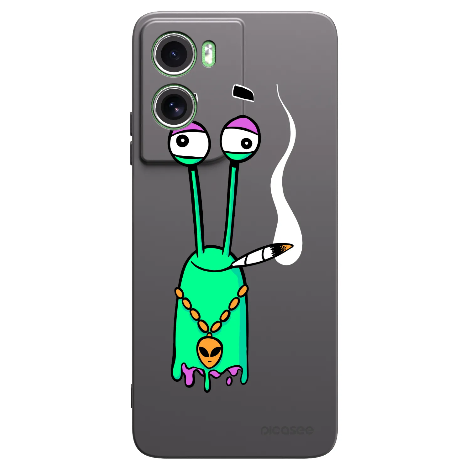 Picasee silikonový černý obal pro Motorola Moto G06 - Earth - Sám doma