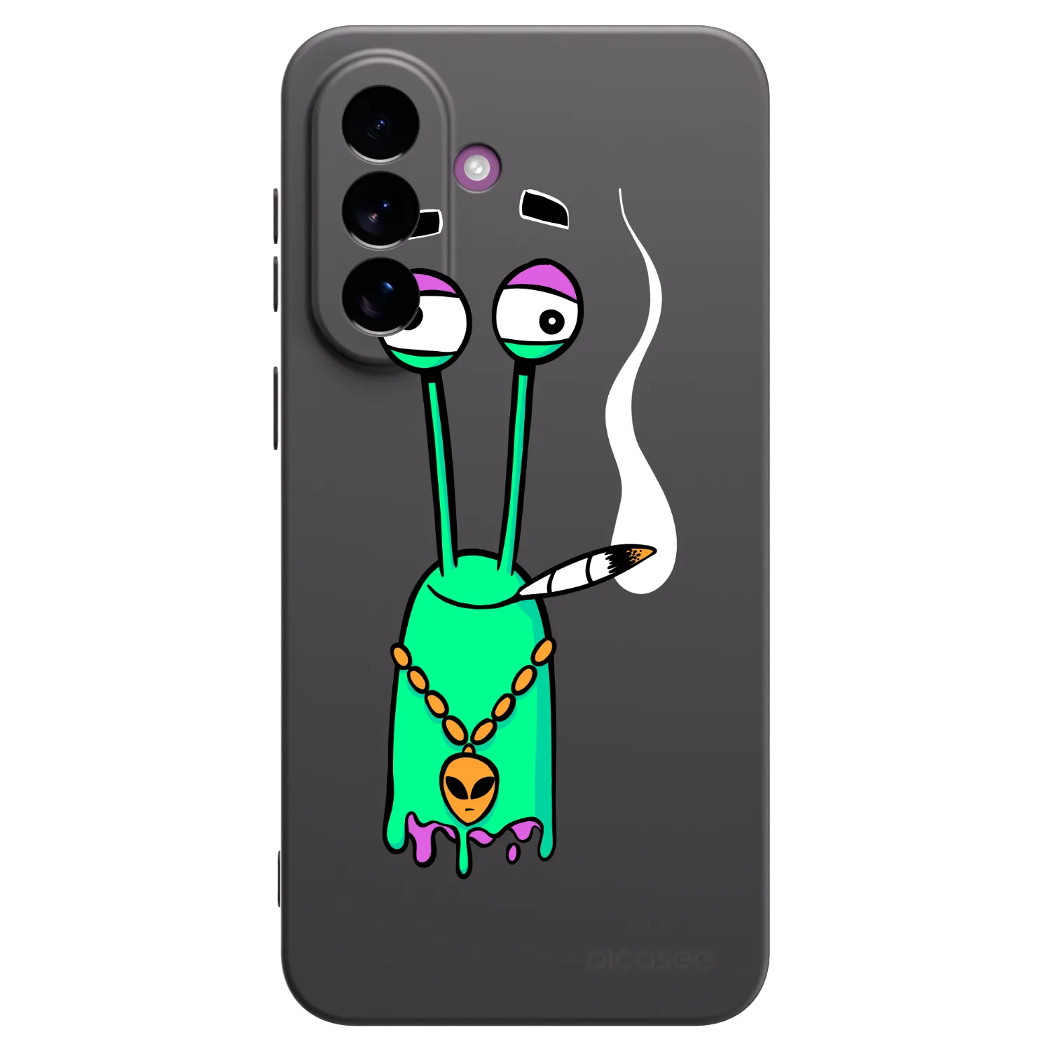 Picasee silikonový černý obal pro Samsung Galaxy A37 - Earth - Sám doma