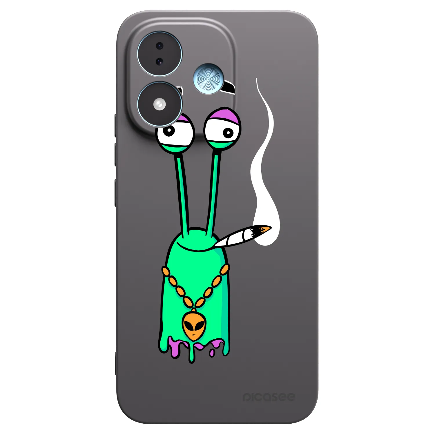Picasee silikonový černý obal pro Xiaomi Redmi Note 17 5G - Earth - Sám doma