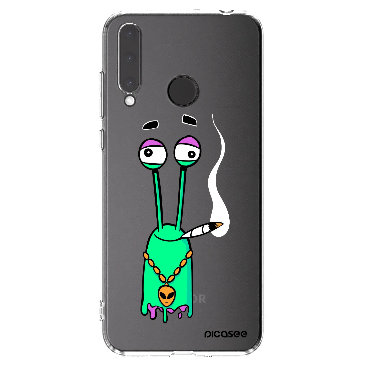 Picasee silikonový průhledný obal pro Honor 20 Lite - Earth - Sám doma
