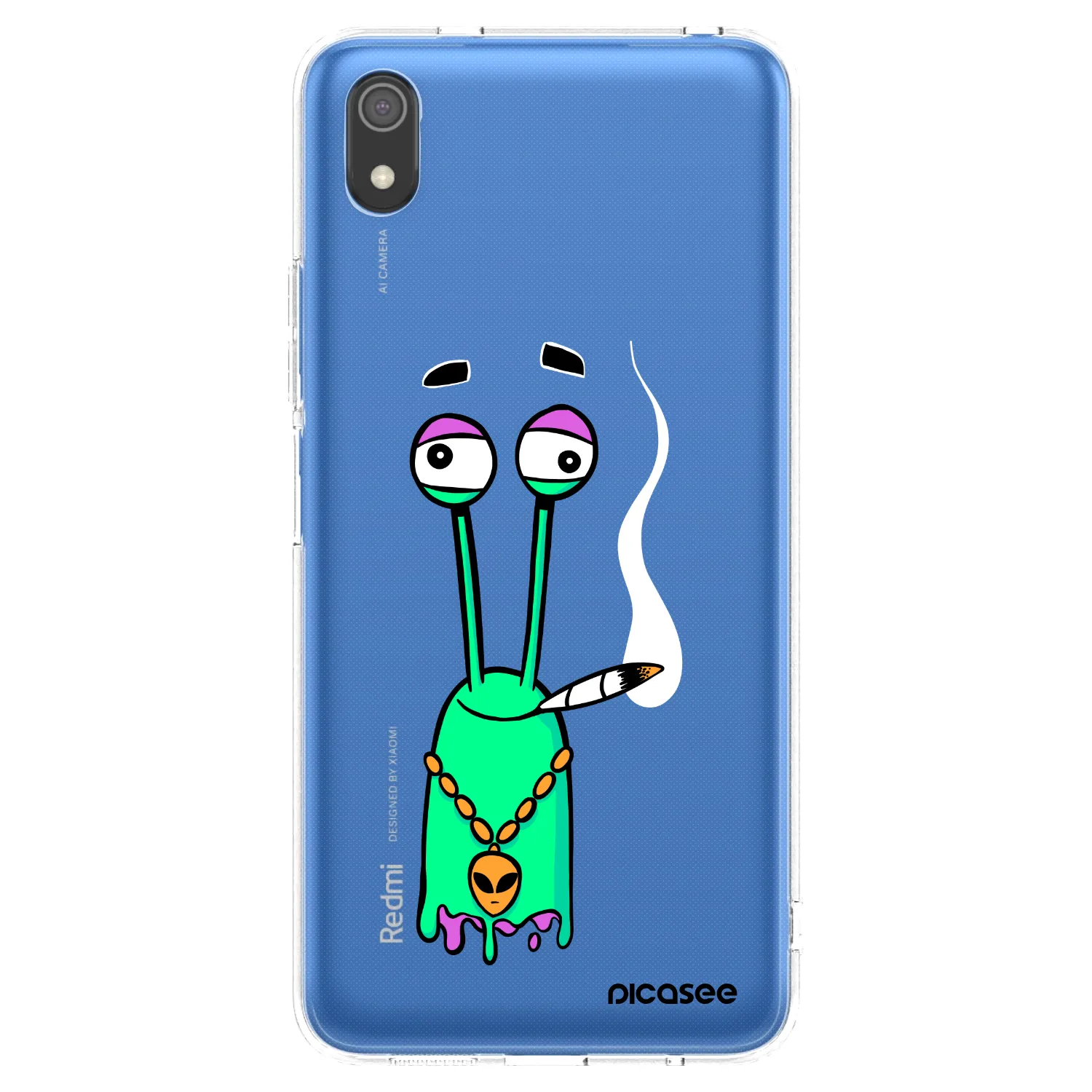 Picasee silikonový průhledný obal pro Xiaomi Redmi 7A - Earth - Sám doma