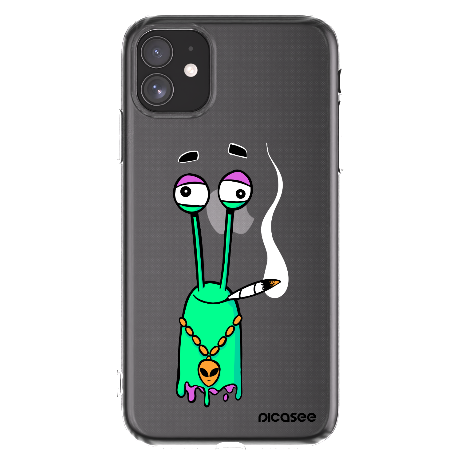 Picasee silikonový průhledný obal pro Apple iPhone 11 - Earth - Sám doma