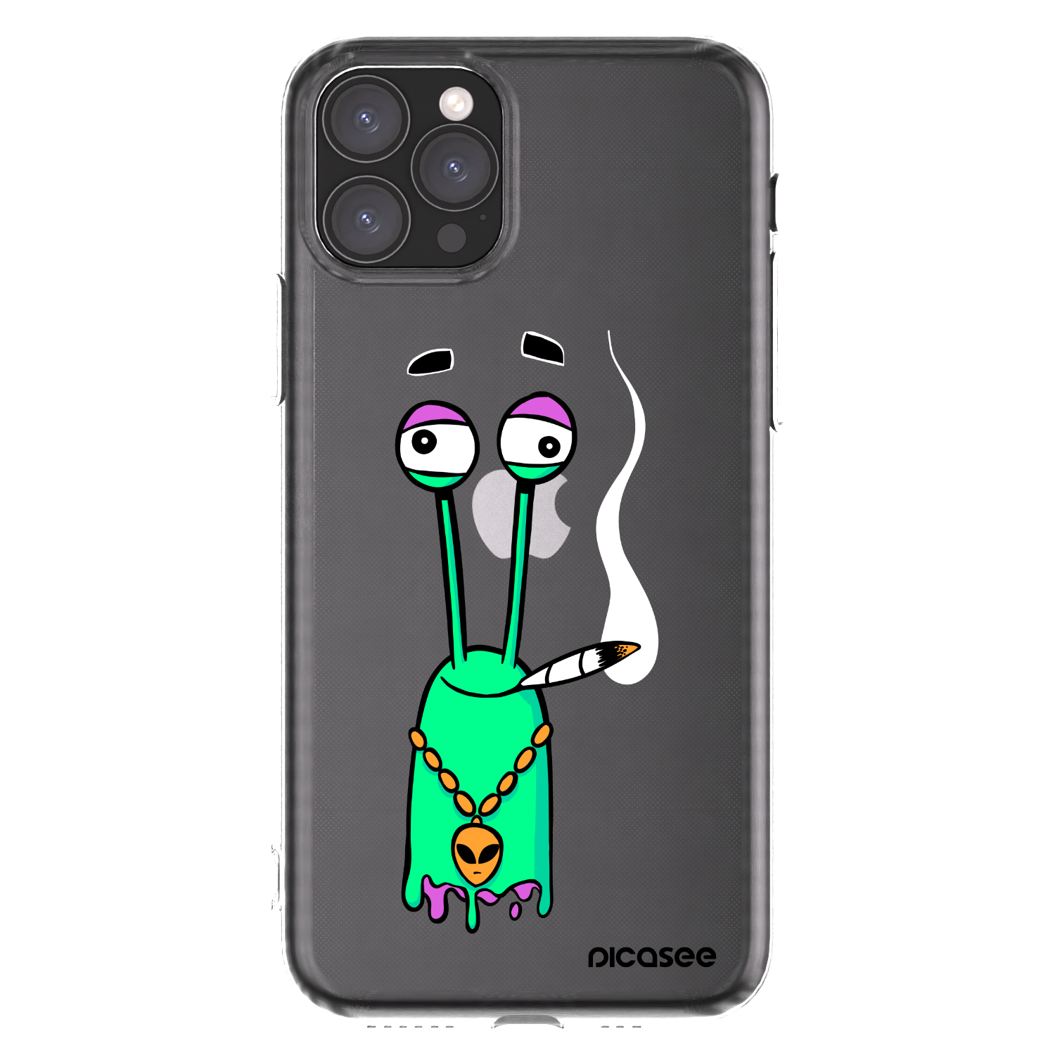 Picasee silikonový průhledný obal pro Apple iPhone 11 Pro - Earth - Sám doma