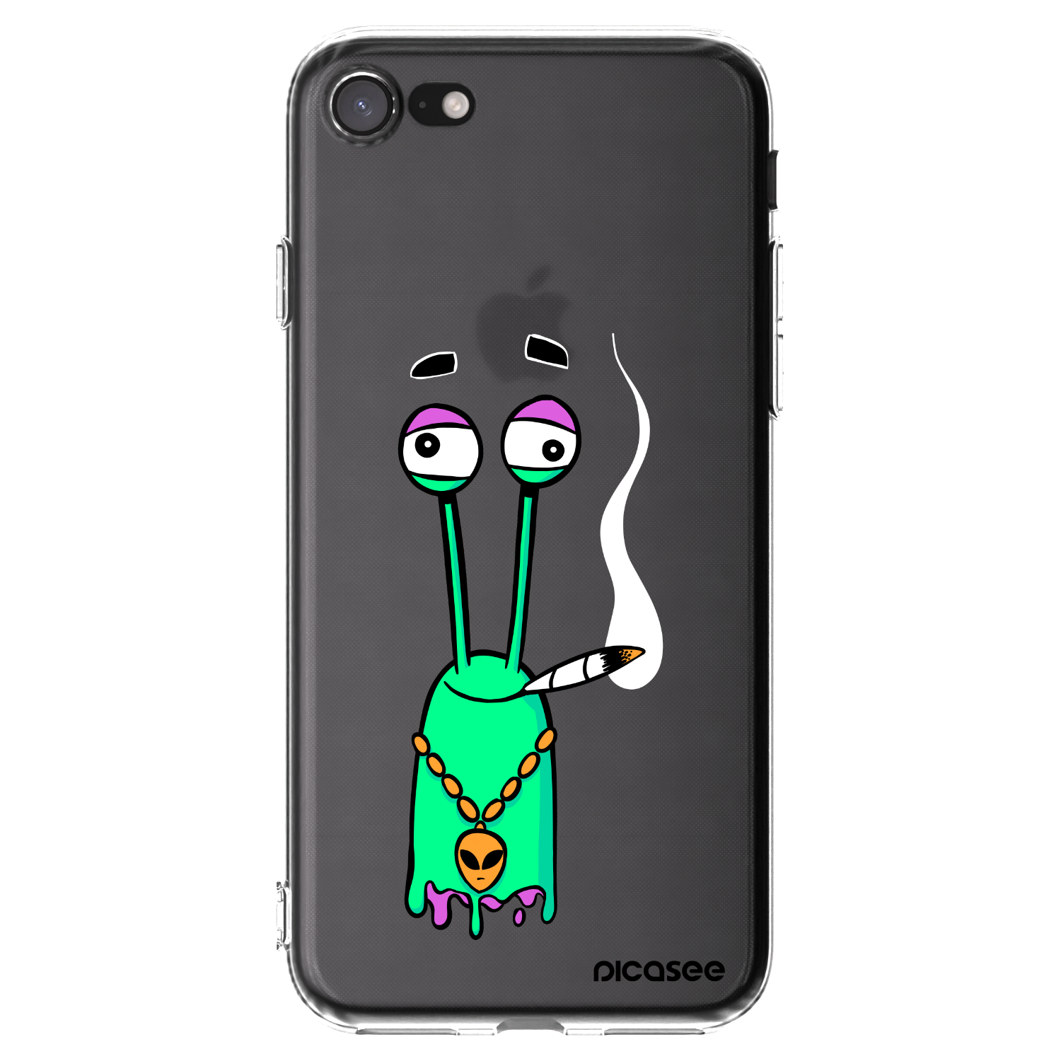 Picasee silikonový průhledný obal pro Apple iPhone 8 - Earth - Sám doma