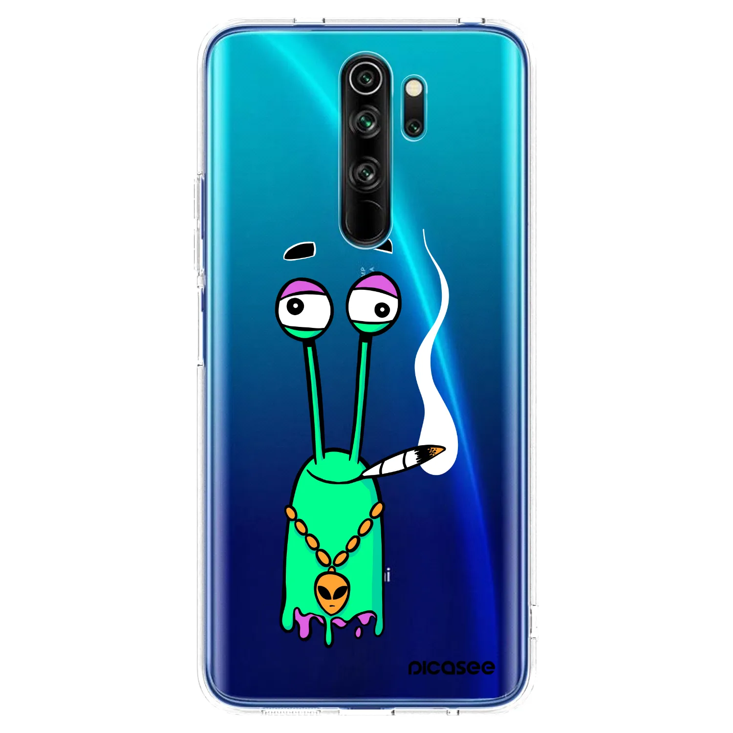 Picasee silikonový průhledný obal pro Xiaomi Redmi Note 8 Pro - Earth - Sám doma