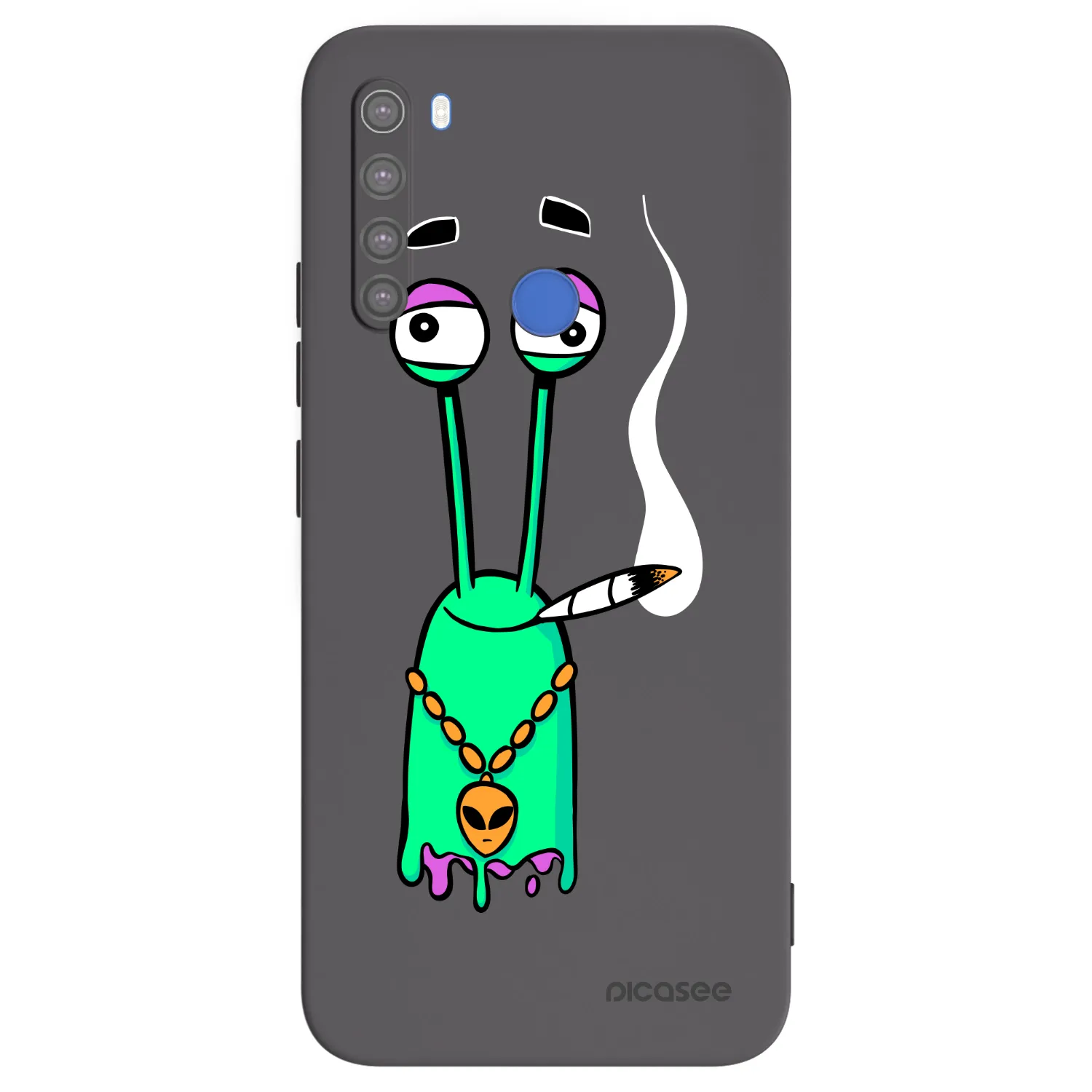 Picasee silikonový černý obal pro Xiaomi Redmi Note 8T - Earth - Sám doma