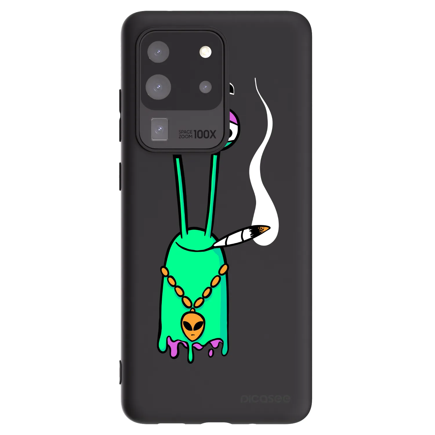 Picasee silikonový černý obal pro Samsung Galaxy S20 Ultra 5G G988F - Earth - Sám doma