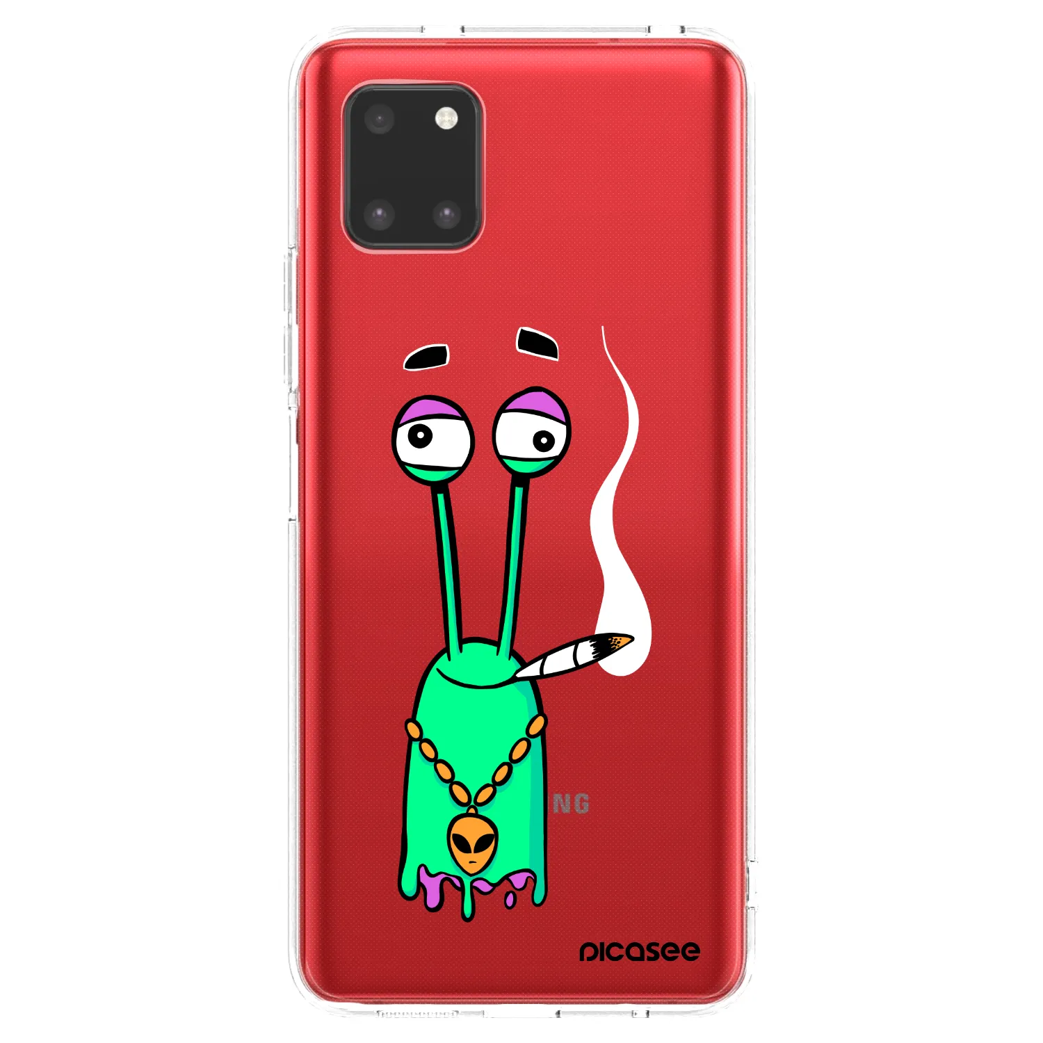 Picasee silikonový průhledný obal pro Samsung Galaxy Note 10 Lite N770F - Earth - Sám doma