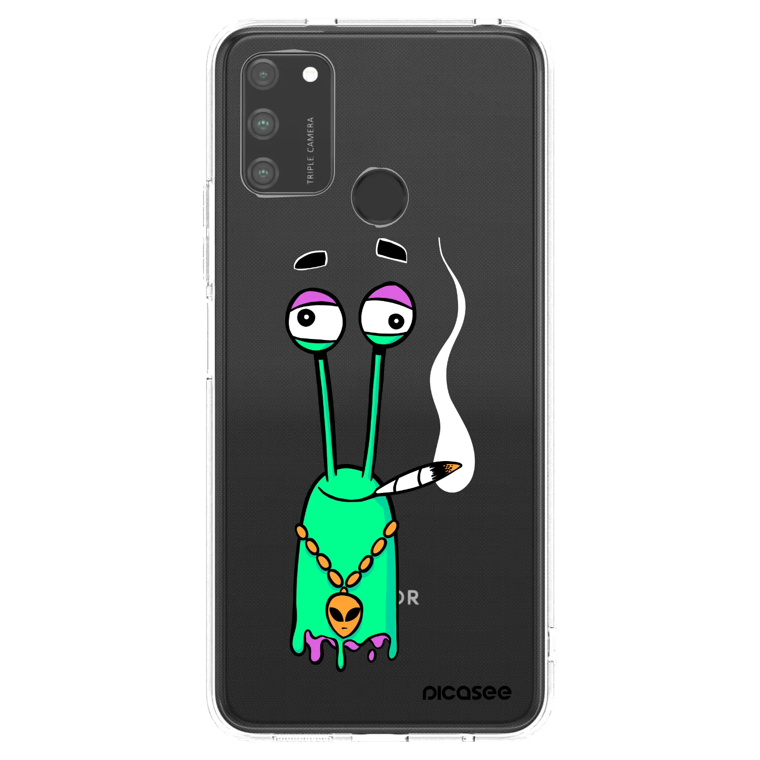Picasee silikonový průhledný obal pro Honor 9A - Earth - Sám doma
