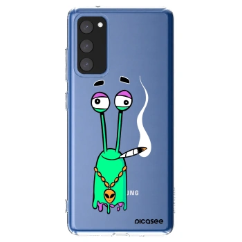 Picasee silikonový průhledný obal pro Samsung Galaxy S20 FE - Earth - Sám doma
