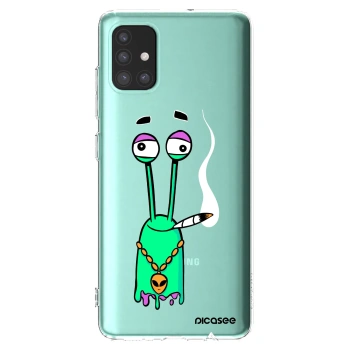 Picasee silikonový průhledný obal pro Samsung Galaxy M31s - Earth - Sám doma