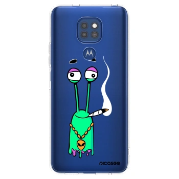 Picasee silikonový průhledný obal pro Motorola Moto G9 Play - Earth - Sám doma