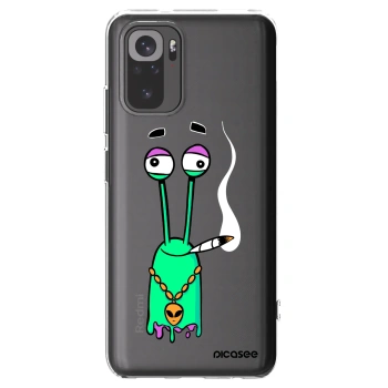 Picasee silikonový průhledný obal pro Xiaomi Redmi Note 10 - Earth - Sám doma