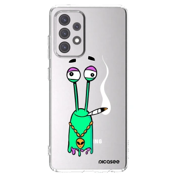 Picasee silikonový průhledný obal pro Samsung Galaxy A52 5G A525F - Earth - Sám doma