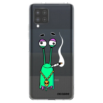 Picasee silikonový průhledný obal pro Samsung Galaxy A42 A426B - Earth - Sám doma