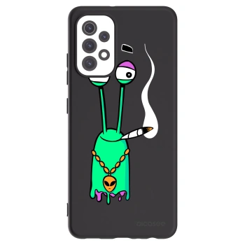 Picasee silikonový černý obal pro Samsung Galaxy A32 5G A326B - Earth - Sám doma