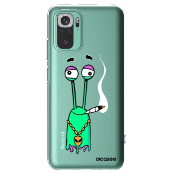Picasee silikonový průhledný obal pro Xiaomi Redmi Note 10 Pro - Earth - Sám doma